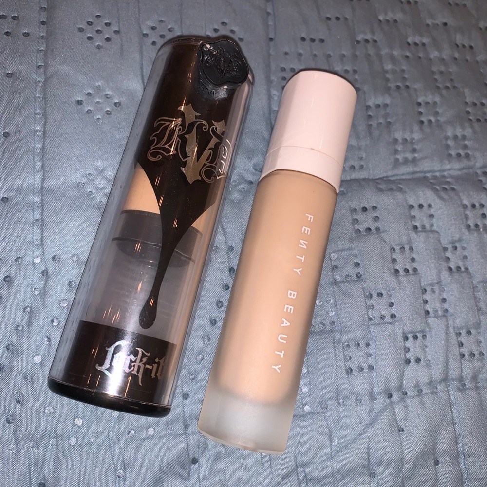 Fenty Beauty Foundation and KVD Foundation